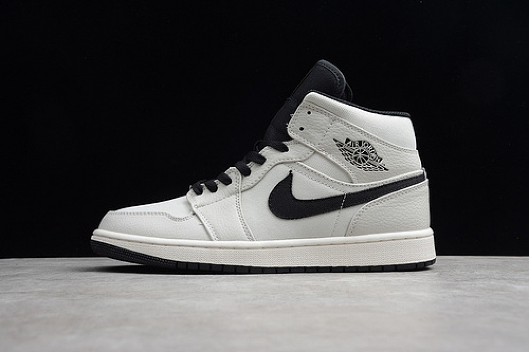 Jordan [852542-002]-[JORDAN 1 MID SE LIGHT BONE/CONE-BLACK-SAIL]-[WOMAN:36-39]-[MAN:40-45]-[OG00152], photo 1