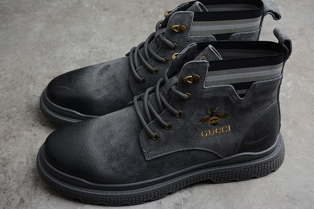 Gucci [431942-02JPOI-60568]-[GU*CCI SCREENER GG HIGH-TOP SNEAKER GREY/DARK (GREY]) - Image 9