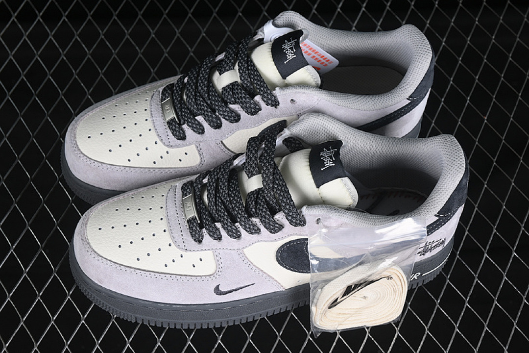 Nike [XZ6188-196]-[AIR FORCE 1 07 LOW WHITE/GREY/BLACK]-[WOMAN:36-39]-[MAN:40-45] - Image 11