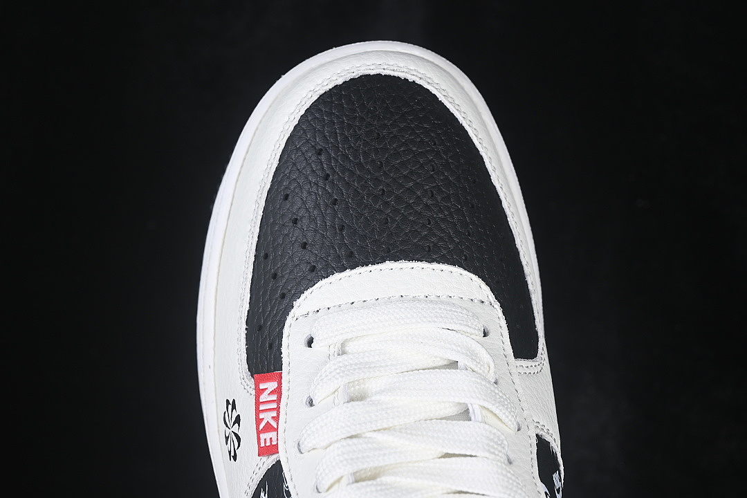 Nike [WY0655-113]-[AIR FORCE 1 07 LOW CASUAL SNEAKERS BLACK/WHITE]-[WOMAN:36-39]-[MAN:40-45] - Image 9