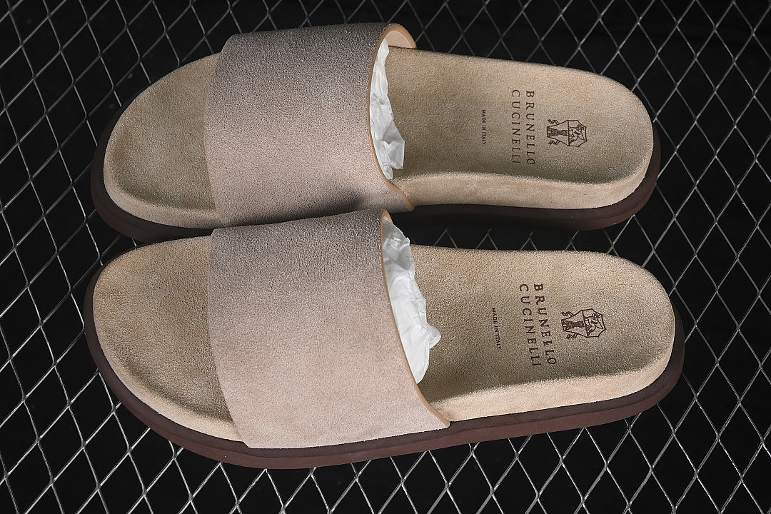 Unbranded [MZUSOLY236CDK54]-[BRUNELLO CUCINELLI FLIP FLOPS LIGHT GRAY/GREY]-[WOMAN:39]-[MAN:40-45] - Image 8