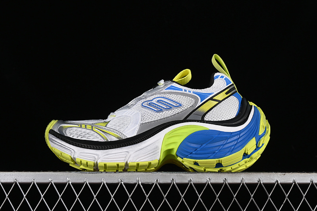 Unbranded [W2MV29741]-[BA*LEN*CIAGA TRACK SNEAKER WHITE/BLUE/GREY/GREEN]-[WOMAN:35-39]-[MAN:40-46], photo 1