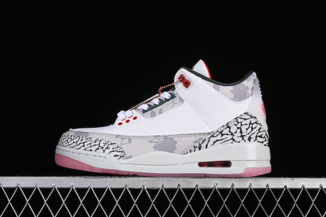Jordan [HM6993-100]-[AIR JORDAN 3 RETRO WINGS WHITE/FIRE RED/OFF WHITE/VINTAGE GREEN/ROSE]-[36-47.5], photo 1