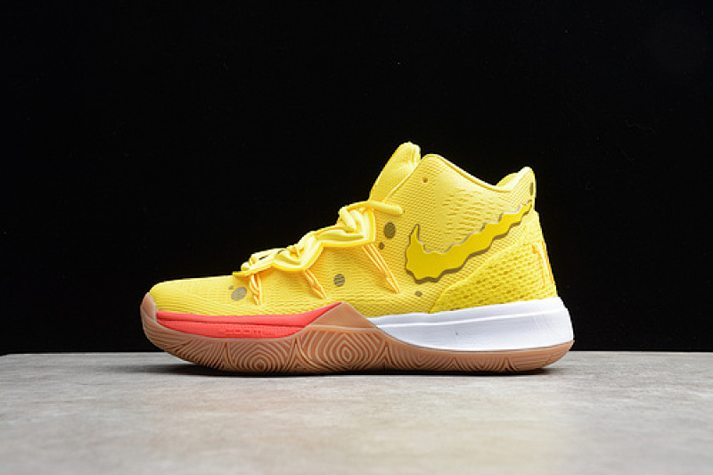 KYRIE 5 SPONGEBOB SQUAREPANTS OPTI YELLOW/OPTI YELLOW · CJ6951-700, photo 1