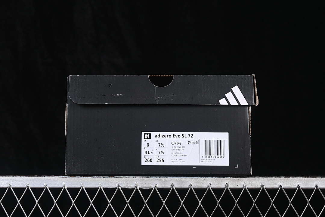 Adidas [CJ7149]-[ADIZERO EVO SL 72 LEISURE RUNNING SHOES BLACK/WHITE]-[WOMAN:36-39]-[MAN:40-45] - Image 12