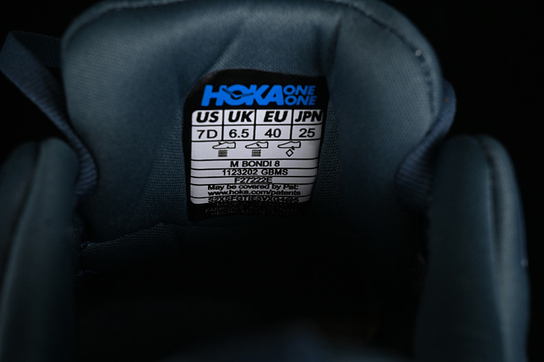 On Running [1123202 GBMS]-[HOKA ONE BONDI 8 WHITE/YELLOW/BLUE]-[WOMAN:36-39]-[MAN:40-45] - Image 6