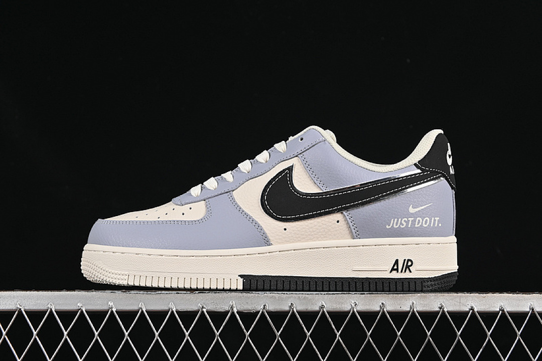 Nike [CS5288-023]-[AIR FORCE 1 07 LOW JUST DO IT WHITE/GREY/BLACK]-[WOMAN:36-39]-[MAN:40-45] - Image 2