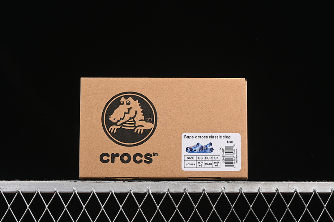 Crocs [BAPE X CROCS CLASSIC CLOG BLUE]-[WOMAN:36-39]-[MAN:40-46] - Image 7