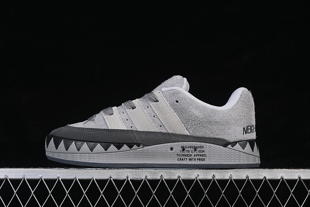 Human Made Human Made X SHARK BREAD CASUAL SHOES DARK GRAY/GREY · HP6771, photo 1