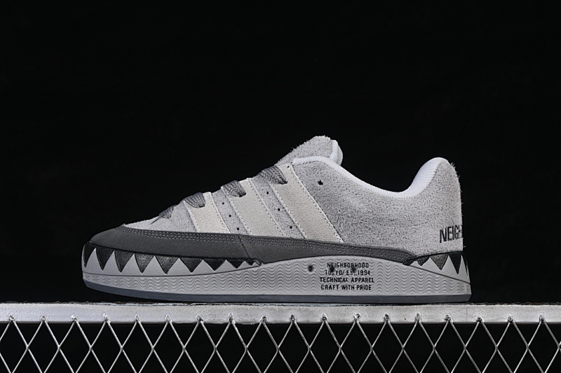 Human Made Human Made X SHARK BREAD CASUAL SHOES DARK GRAY/GREY · HP6771, photo 1