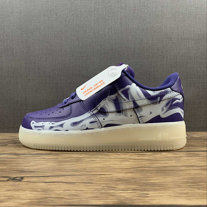 Nike Nike AIR FORCE 1 LOW PURPLE SKELETON COURT PURPLE/COURT PURPLE/WHITE · CU8067-500, photo 1