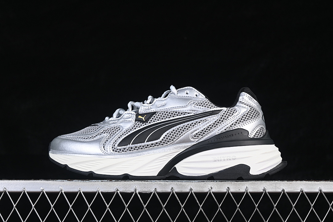 Unbranded [406203-04]-[FADE NITRO ANTI SLIP CASUAL SHOES SILVER/WHITE/BLACK]-[WOMAN:36-39]-[MAN:40-45], photo 1