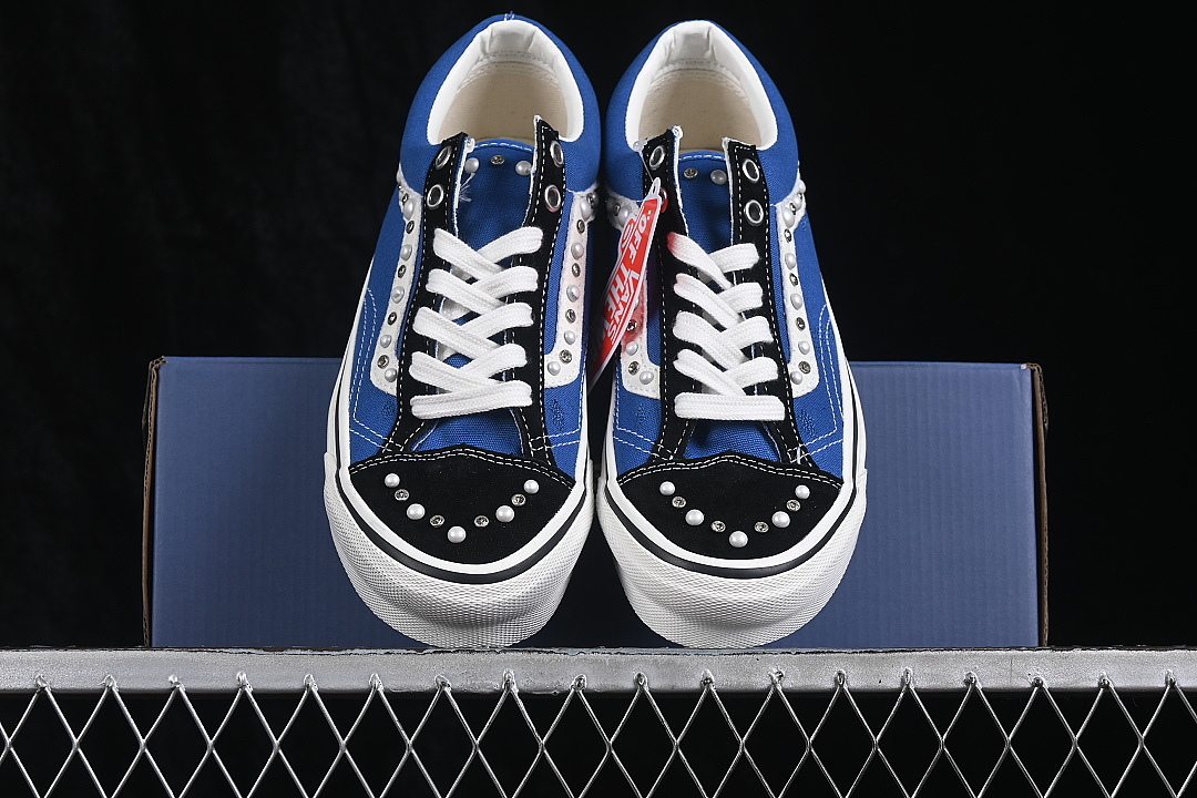 Unbranded [VN000E8VYA6]-[LX OLD SKOOL 36 BLACK/NAVY]-[WOMAN:35-39]-[MAN:40-44] - Image 12