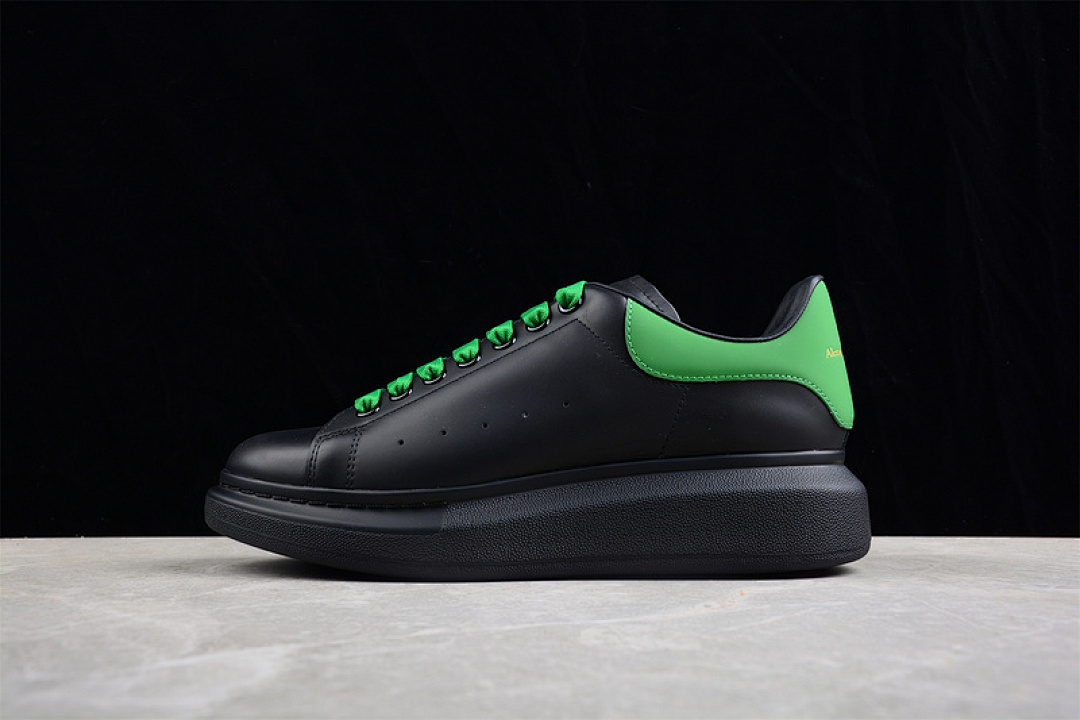 Alexander McQueen [ALE*XANDER MC*QUEEN SHOES BLACK/BLACK/GREEN]-[MAN:39-45], photo 1