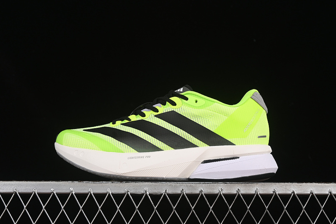 On Running [JS4933]-[ADIZERO BOSTON 13 WHITE/BLACK/GREEN]-[WOMAN:36-39]-[MAN:40-46] - Image 2
