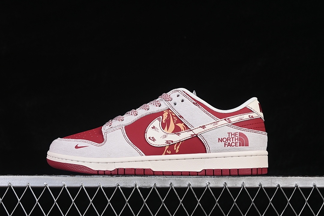 Unbranded [JP2026-108]-[SB DUNK LOW LOW-TOP CASUAL SNEAKERS GREY/RED/WHITE]-[WOMAN:36-39]-[MAN:40-45], photo 1