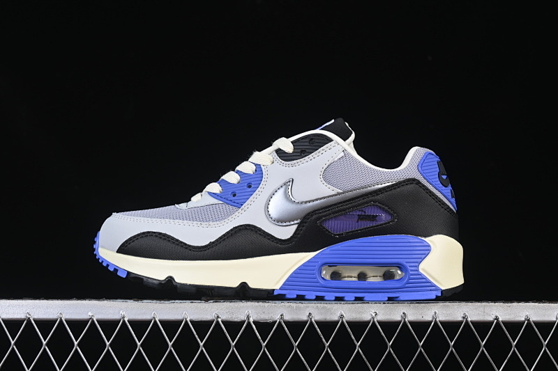 Nike AIR MAX 90 WHITE/GREY/BLACK/BLUE · HF8814-002, photo 1