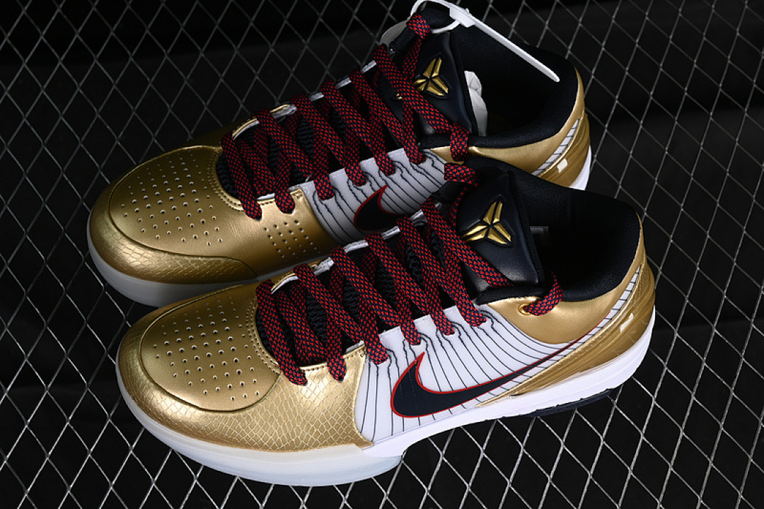Nike [FQ3544-100]-[UNDEFEATED X ZOOM KOBE IV ZK4 WHITE/DARK OBSIDIAN/VARSITY RED/METALLIC (GOLD]) - Image 12