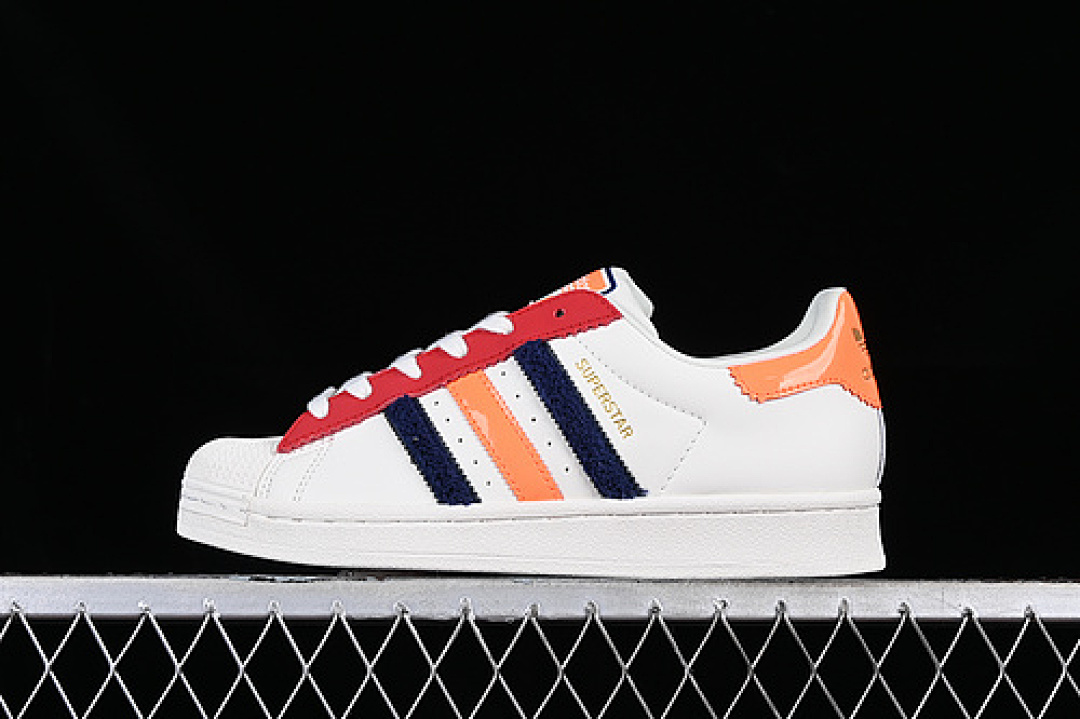Unbranded [HQ4403]-[SUPERSTAR WHITE/GREY/BLACK/ORANGE]-[WOMAN:35.5-39]-[MAN:40-45], photo 1