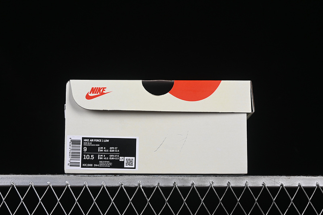 Nike [KK1988-044]-[AIR FORCE 1 07 LOW WHITE/GREY/BLUE]-[WOMAN:36-39]-[MAN:40-45] - Image 12
