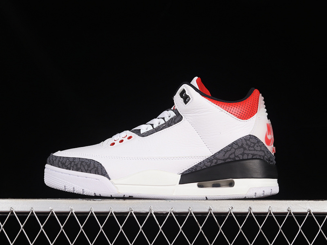 Jordan [CZ6431-100]-[AIR JORDAN 3 RETRO DENIM SE WHITE/FIRE RED/BLACK]-[MAN:40-46], photo 1