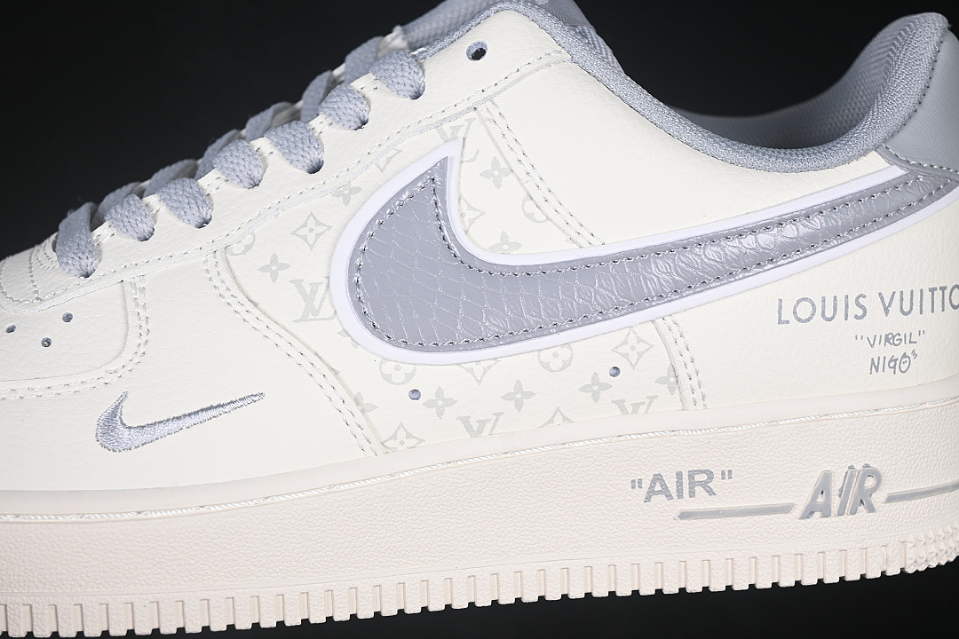 Nike [GS2288-014]-[AIR FORCE 1 07 LOW CASUAL SNEAKERS WHITE/GREY]-[WOMAN:36-39]-[MAN:40-45] - Image 8