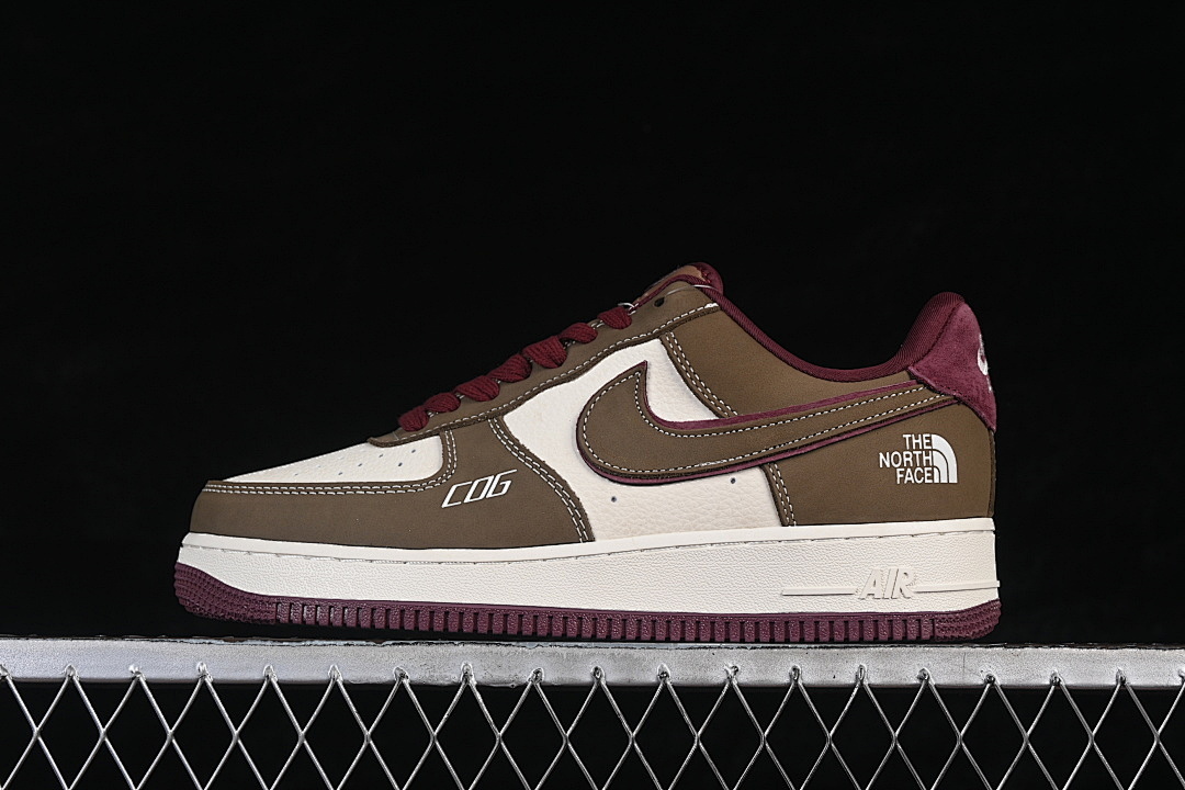 Nike Nike AIR FORCE 1 07 LOW CASUAL SNEAKERS WHITE/BROWN · BK1916-011, photo 1