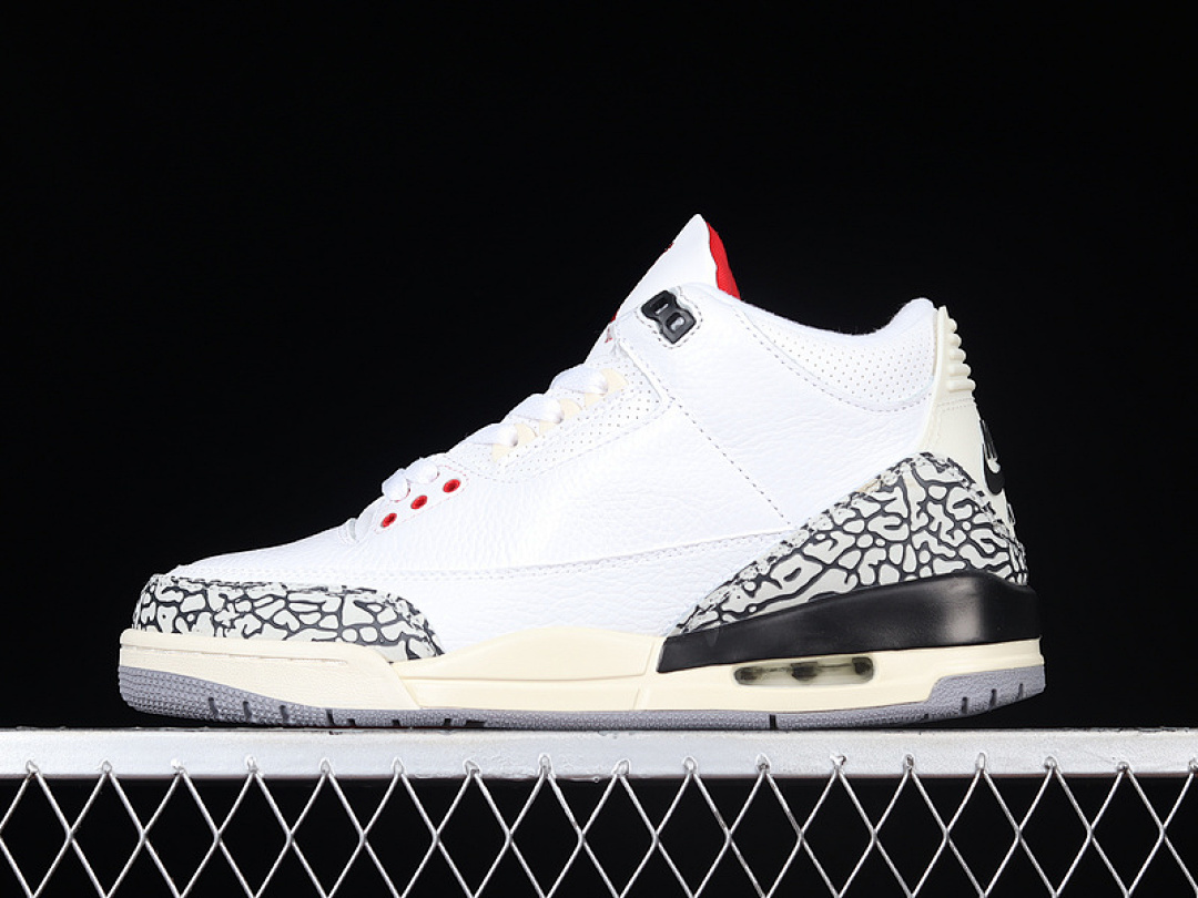 Jordan [DN3707-100]-[AIR JORDAN 3 WHITE CEMENT REIMAGINED SUMMIT WHITE/FIRE RED-BLACK-CEMENT (GREY]), photo 1