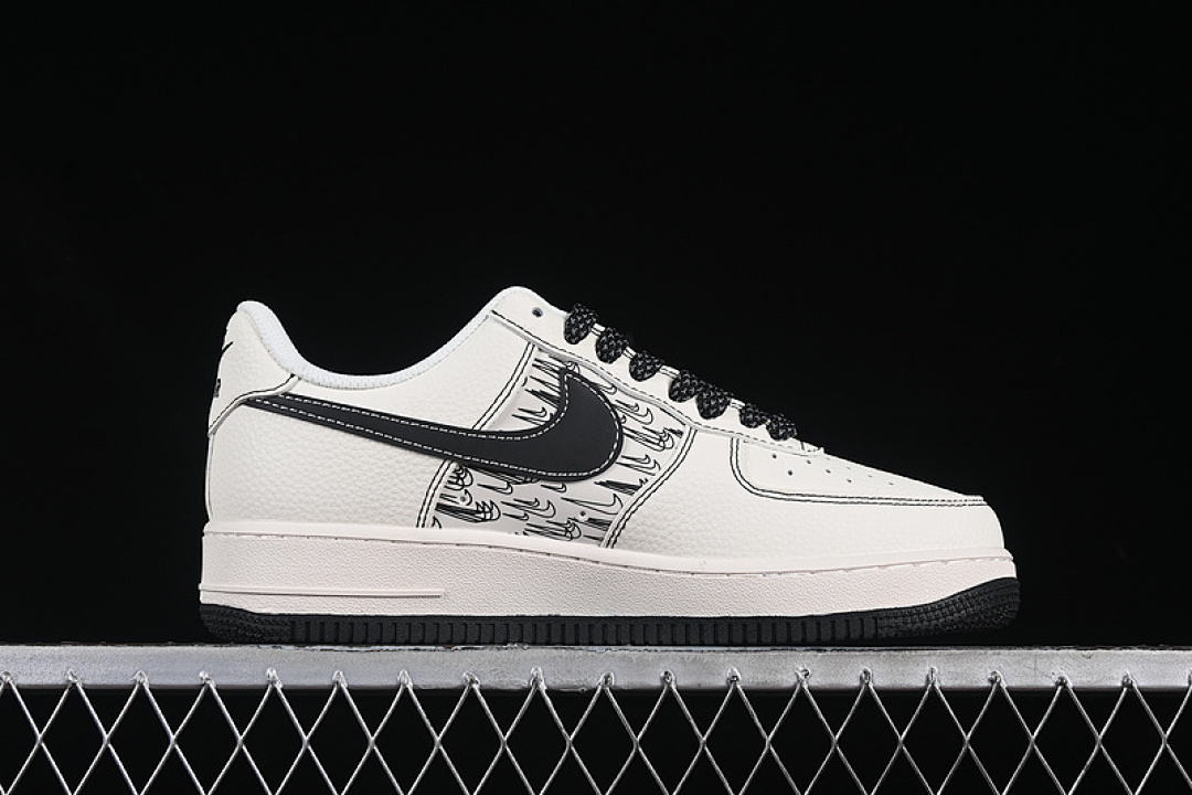 Nike [HH7518-068]-[AIR FORCE 1 07 LOW WHITE/BLACK]-[WOMAN:36-39]-[MAN:40-45] - Image 16