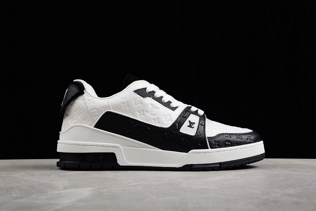Louis Vuitton [L*V TRAINER LOW SNEAKER WHITE/WHITE/BLACK]-[WOMAN:35-39]-[MAN:40-45] - Image 16
