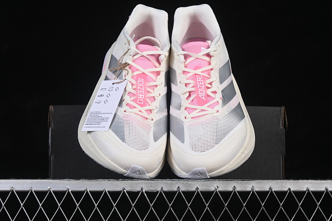On Running [JQ9666]-[BOSTON 13 CREW WHITE/SILVER METALLIC/BLISS PINK]-[WOMAN:36-39]-[MAN:40-46] - Image 13