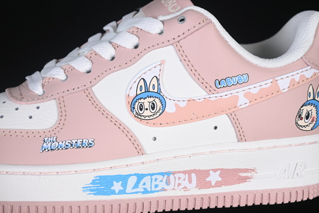 Nike [KJ5188-005]-[AIR FORCE 1 07 LOW GRAFFITI LABAB PINK/WHITE]-[WOMAN:36-39]-[MAN:40] - Image 7