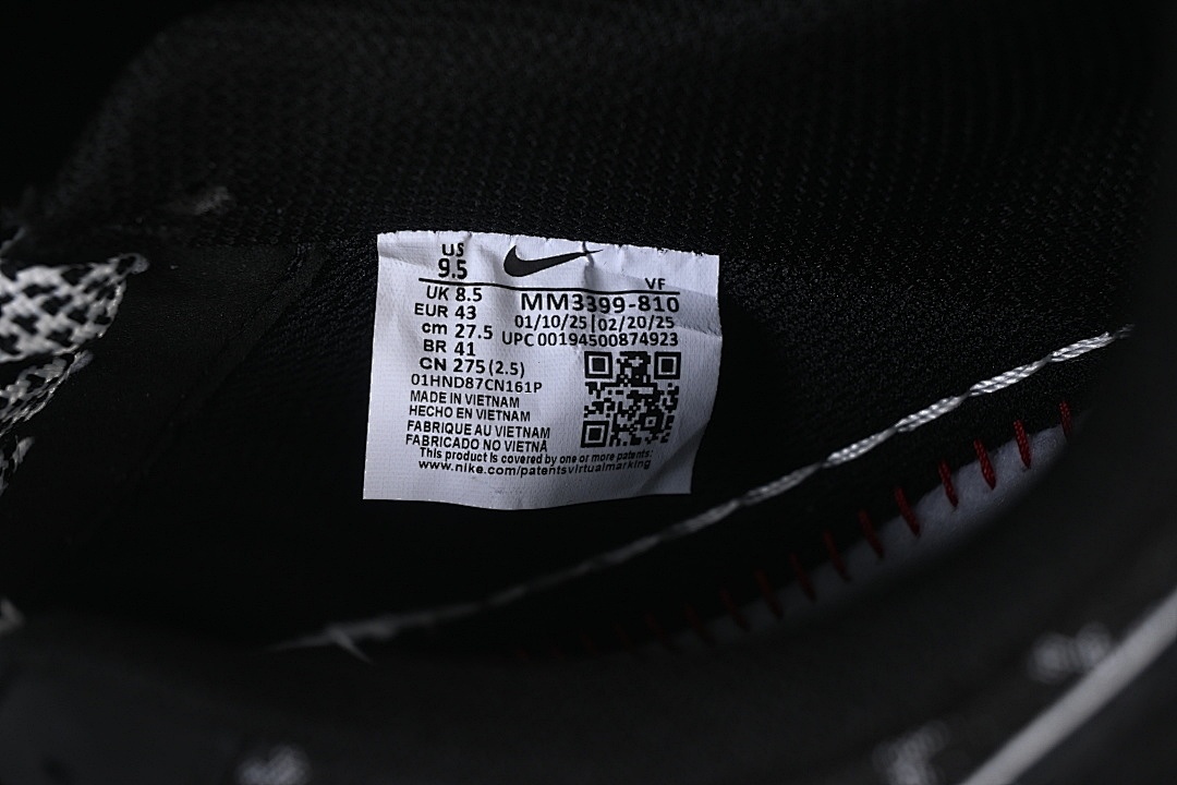 Nike [MM3399-810]-[AIR FORCE 1 07 LOW WHITE/BLACK]-[WOMAN:36-39]-[MAN:40-45] - Image 6