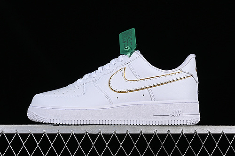 Nike Nike AIR FORCE 1 07 ESS WHITE/GOLD · AO2132-102, photo 1