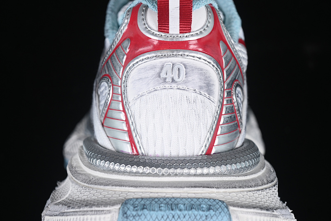 Balenciaga [W3XCH1614]-[BA*LEN*CIAGA PHANTOM SNEAKER 3XL WHITE/SILVER/BLUE/RED]-[WOMAN:35-39]-[MAN:40-46] - Image 8