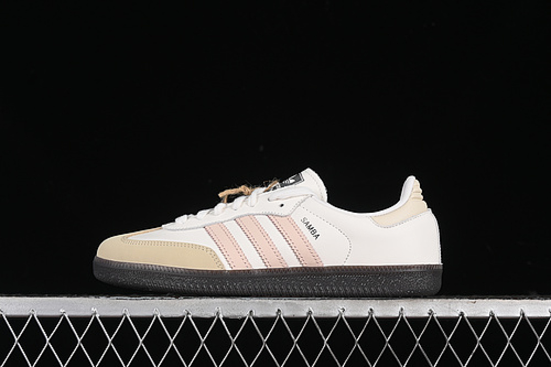 Adidas [IH2751]-[SAMBA VEGAN CLOUD WHITE/WONDER QUARTZ/WONDER WHITE]-[WOMAN:36-42] - Image 2