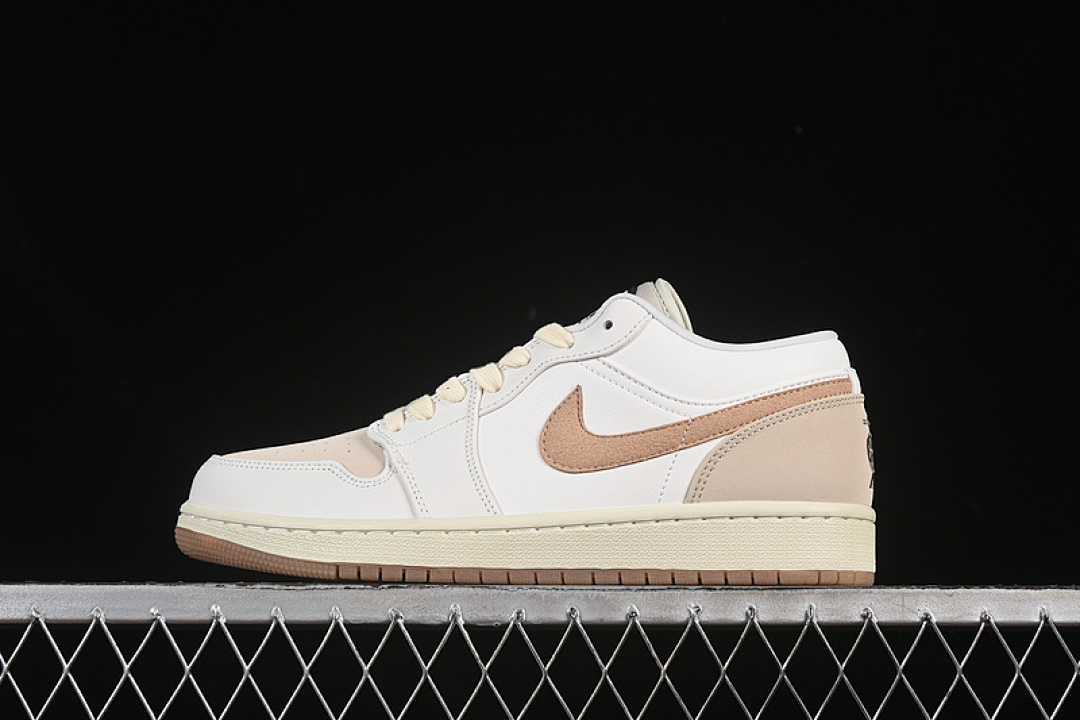 Jordan [IB8855-121]-[AIR JORDAN 1 LOW DONGDAN OATMEAL/COCONUT MILK/OATMEAL/HEMP]-[UNISEX:36-46], photo 1