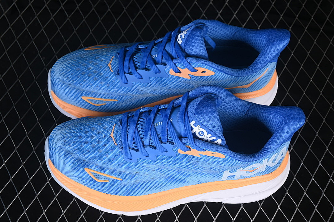 On Running [1132210-CSAA]-[KNITTED MESH RUNNING SHOES BLUE/ORANGE/WHITE]-[WOMAN:36-39]-[MAN:40-45] - Image 11