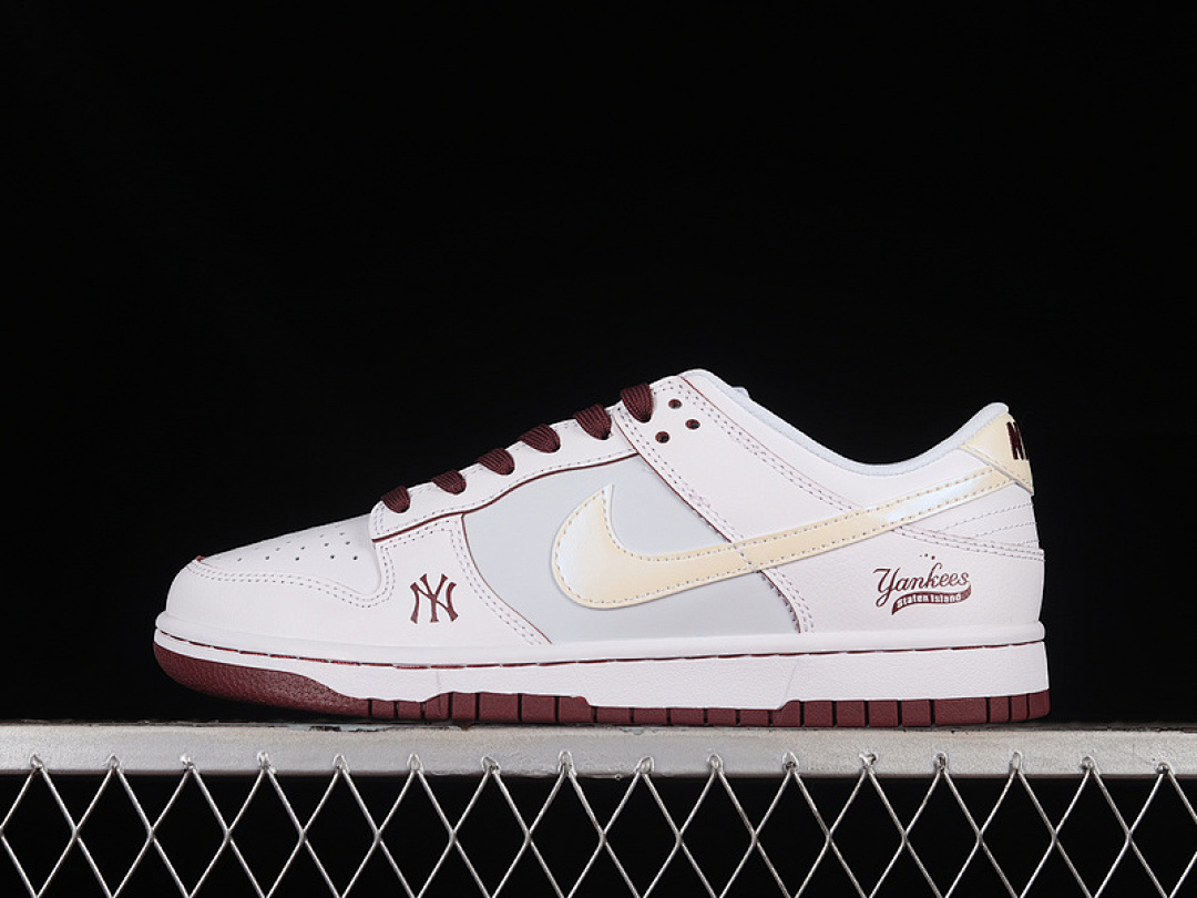 MLB [FC1688-900]-[SB DUNK LOW MLB WHITE/BEIGE/RED]-[WOMAN:36-39]-[MAN:40-45], photo 1