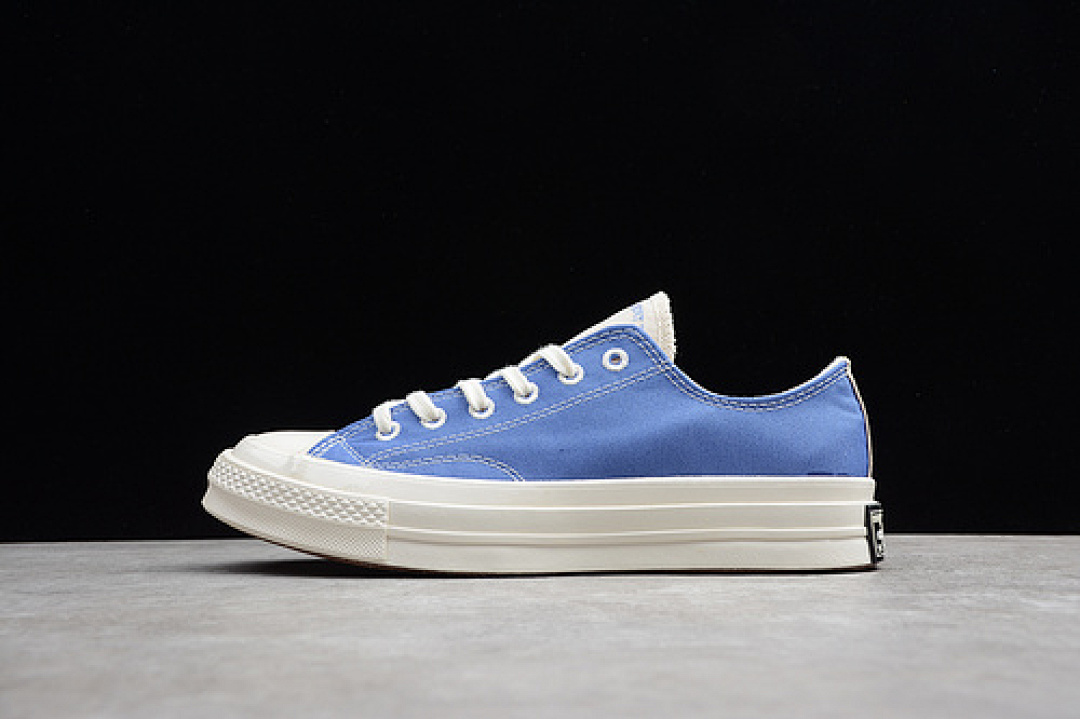 Converse [55-53-61]-[165422C]-[CHUCK TAYLOR ALL-STAR 70S RENEW LOW OZONE BLUE/NATURAL-BLACK], photo 1