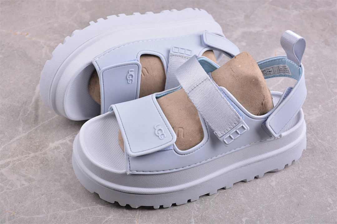 UGG [GG DAZZLING GOLD DOPAMINE SANDALS WHITE]-[WOMAN:35-40] - Image 9