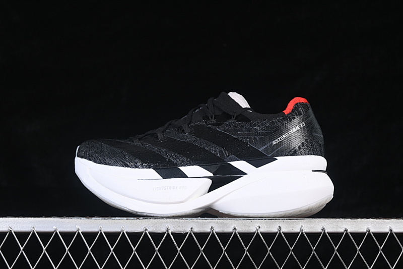 Adidas Adidas ADIZERO PRIME COMFORTABLE RUNNING SHOES BLACK/WHITE/RED · JQ0619, photo 1