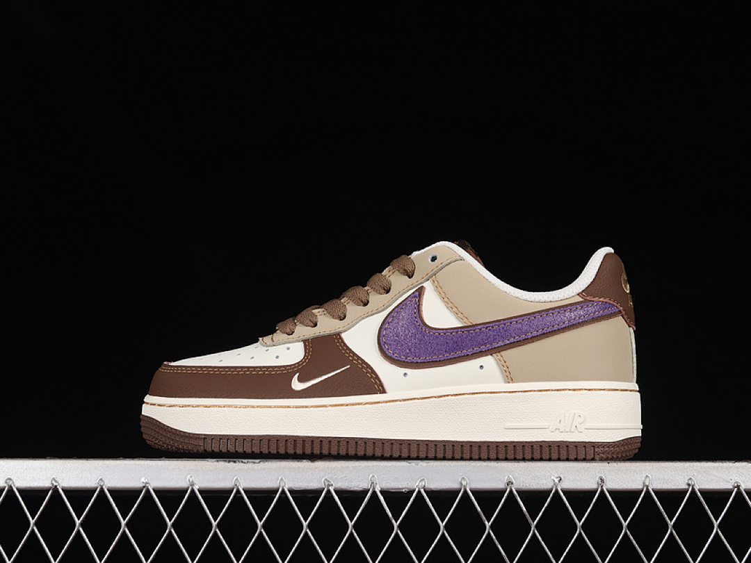 Nike [LJ8822-111]-[AIR FORCE 1 LOW 07 CHESTNUT PURPLE]-[WOMAN:36-39]-[MAN:40-45], photo 1