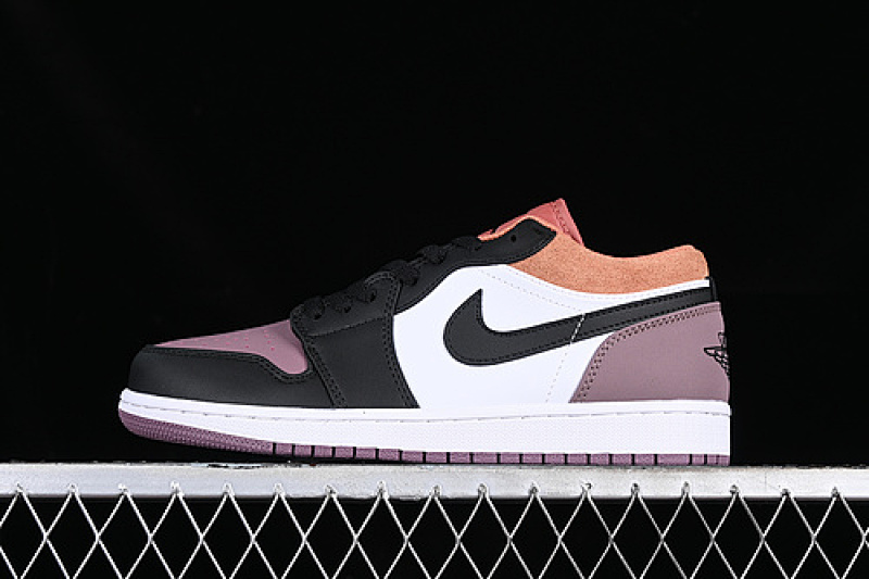 Jordan AIR Jordan 1 LOW SE WHITE/BLACK/BROWN/PURPLE · FB9907-001, photo 1