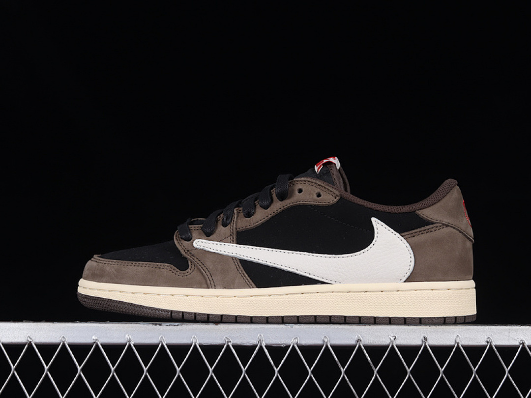 Jordan [CQ4277-001]-[TRAVIS SCOTT X AIR JORDAN 1 LOW MOCHA BLACK/DARK MOCHA-UNIVERSITY RED-SAIL], photo 1