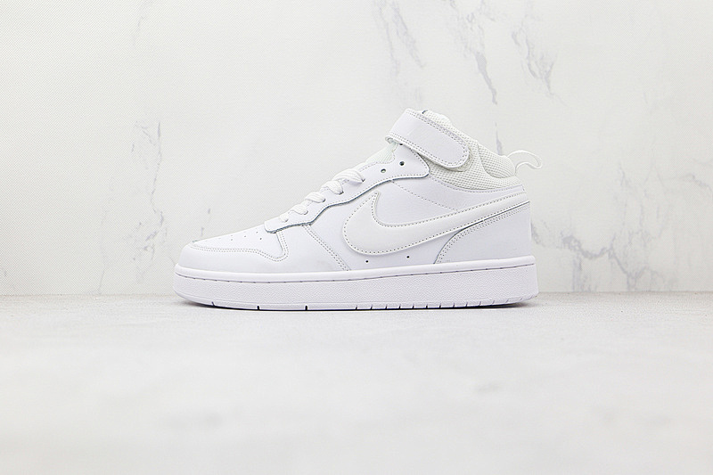COURT BOROUGH MID 2 GS WHITE/WHITE/WHITE · CD7782-100, photo 1