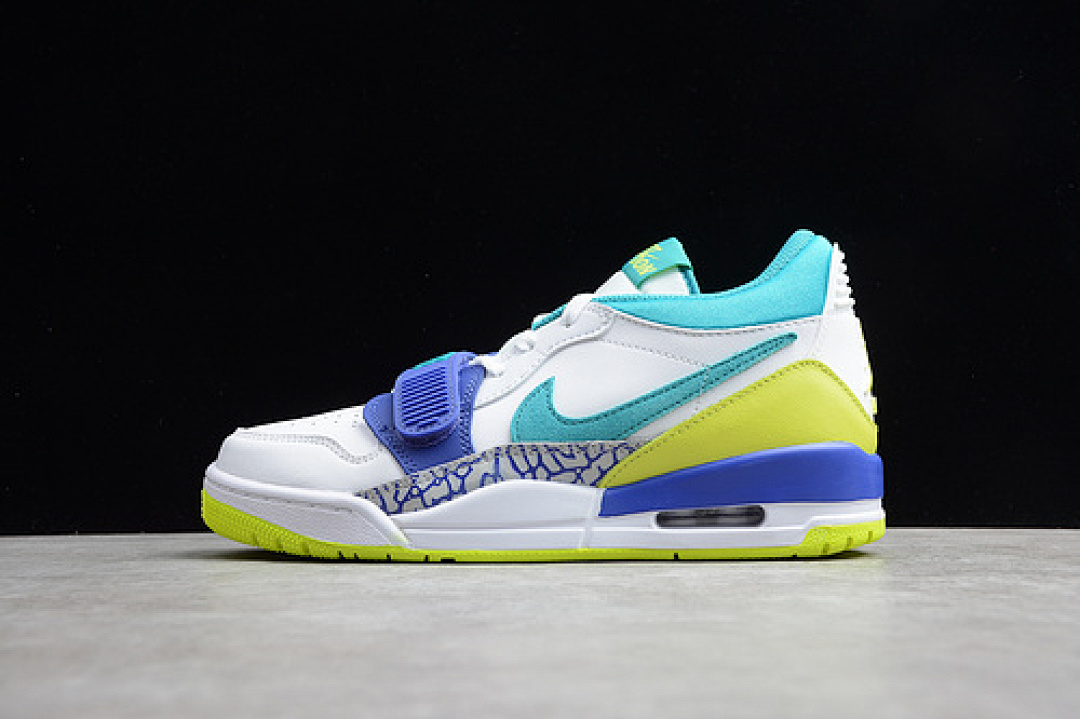 Jordan [CD7069-103]-[GZ JUST DON X AIR JORDAN LEGACY 312 LOW WHITE/ULTRAMARINE/NEON (YELLOW]), photo 1