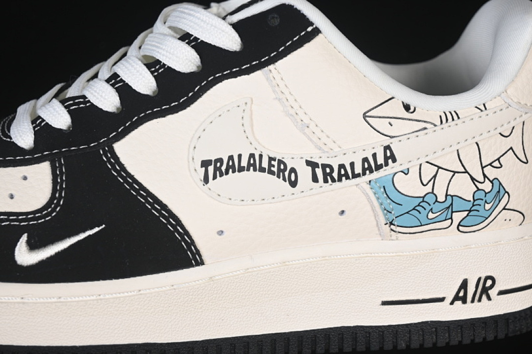 Nike [DD1982-316]-[AIR FORCE 1 07 LOW LV BLACK/WHITE/BLUE]-[WOMAN:36-39]-[MAN:40-45] - Image 8