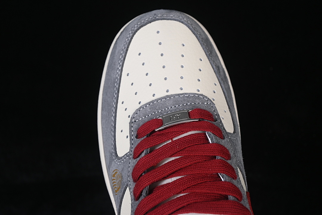 Nike [JP2026-153]-[AIR FORCE 1 07 LOW CASUAL SHOES NAVY BLUE/WHITE/RED]-[WOMAN:36-39]-[MAN:40-45] - Image 9