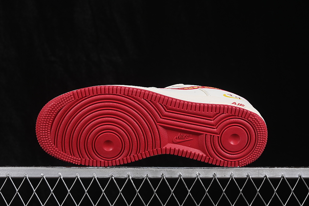 Nike [RD1988-002]-[AIR FORCE 1 07 LOW CASUAL SNEAKERS WHITE/RED/WHITE]-[WOMAN:36-39]-[MAN:40-45] - Image 15